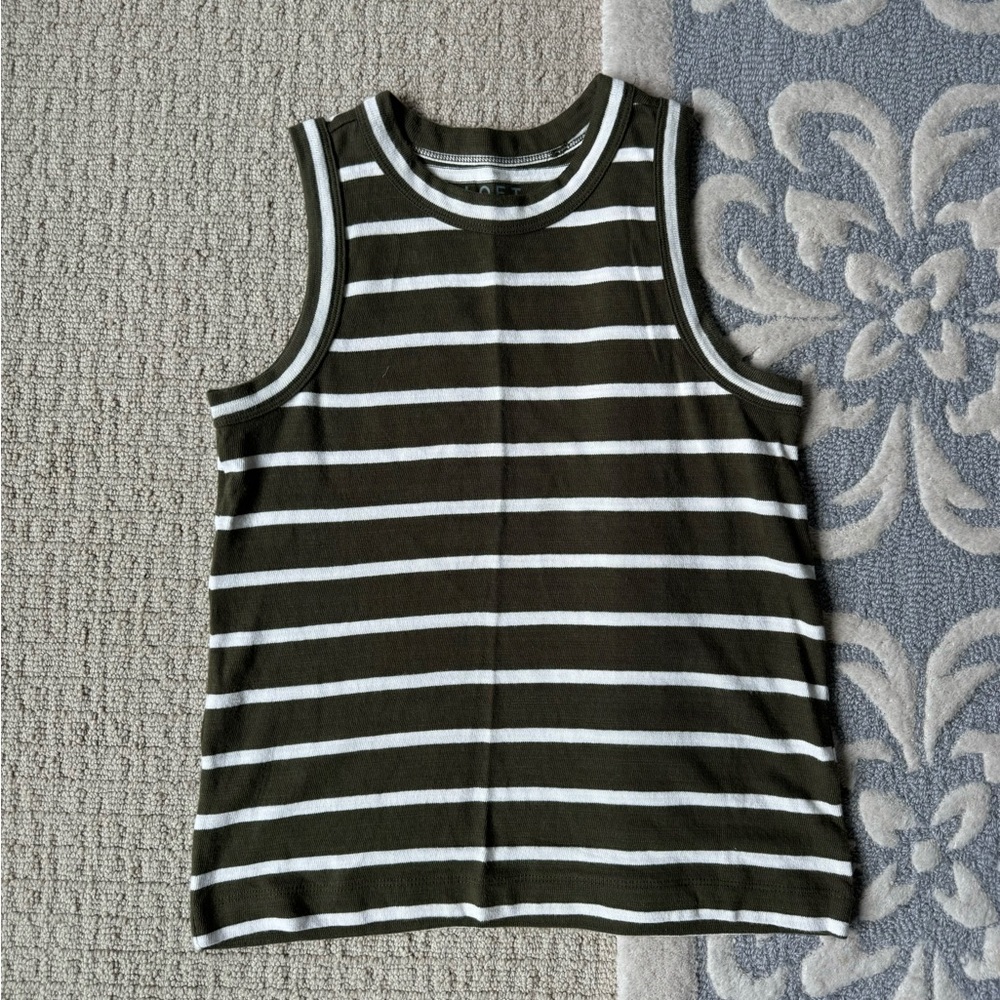 Loft Olive green tank top